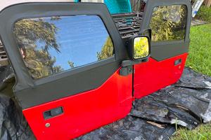 Porte basse Wrangler TJ rosse