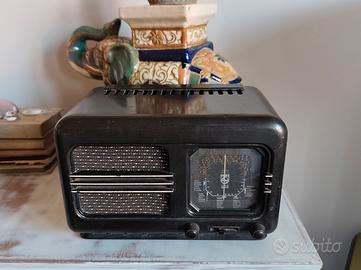 Radio valvole Philips bachelite anni '40