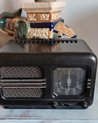 Radio valvole Philips bachelite anni '40