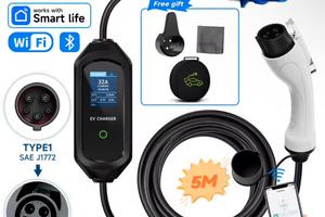 Wallbox/caricatore auto elettrica ev type 2 7.2kw