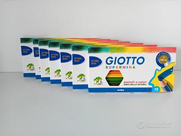 pastelli Giotto supermina da 12colori  6astucci