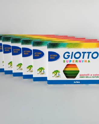 pastelli Giotto supermina da 12colori  6astucci