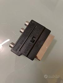 Adattatore scart con deviatore in/out