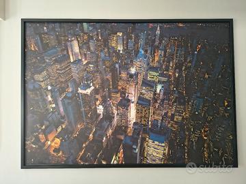 Quadro Canvas IKEA – Skyline di New York Illuminat