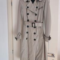 trench coat burberry beige lungo taglia 42