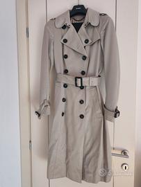 trench coat burberry beige lungo taglia 42