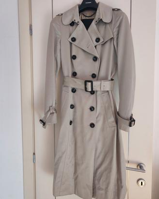 trench coat burberry beige lungo taglia 42