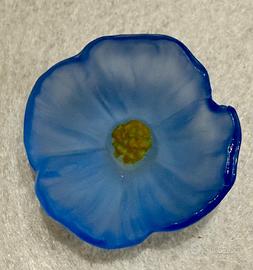 Antico fiore in vetro francese