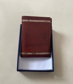 Portafoglio in vera pelle