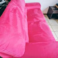 Divano come nuovo marca Chateau d'Ax colore fucsia