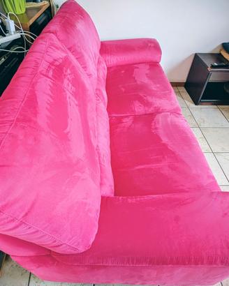Divano come nuovo marca Chateau d'Ax colore fucsia