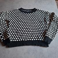 Maglia pesante donna nera a pois Fly Girl S nuova