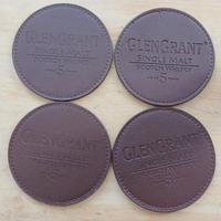 SET DI 4 SOTTOBICCHIERI GLEN GRANT SINGLE MALT 5 Y