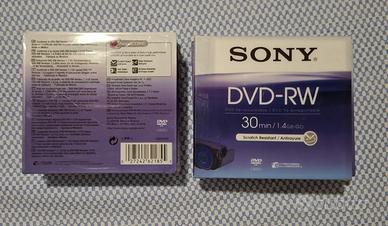 DVD-RW Sony mini 30 minuri 1,4 gb ancora sigilati