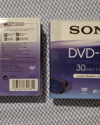 DVD-RW Sony mini 30 minuri 1,4 gb ancora sigilati