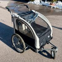 Rimorchio bici 2 bimbi