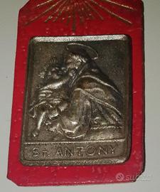 Raro santino da viaggio prima metà 900