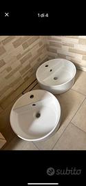 Lavabo rotondo da appoggio