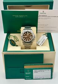 Rolex Explorer II 216570 full stickers 2016