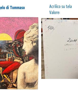 Quadro moderno - "Omaggio de Chirico"