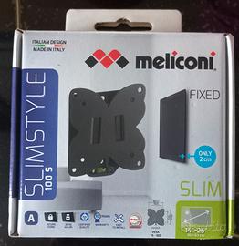 Supporto TV Parete Meliconi Slimstyle 100S 14"-25"