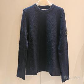Maglione Stone Island lana uomo nero Taglia M 