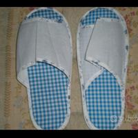 Ciabatte in tela Aida da ricamare 