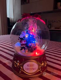 Palla di neve babbo natale