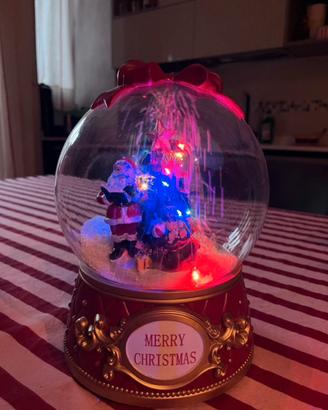 Palla di neve babbo natale