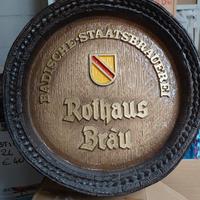 Fondo botte in vetroresina, birra Rothaus