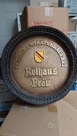 Fondo botte in vetroresina, birra Rothaus