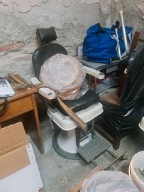 Sedie da barbiere anni 60