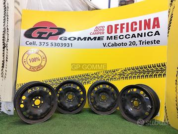 4 Cerchi Ferro 15 pollici Volkswagen Polo