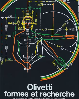 Poster Olivetti- "Formes et recherche"
