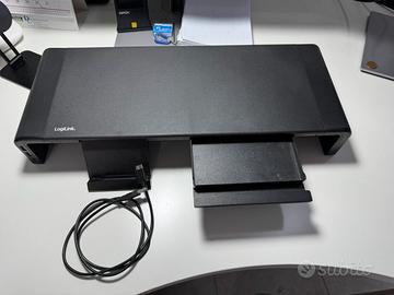 LogiLink BP0141 -  Rialzo monitor con hub USB