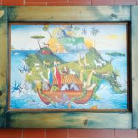 Quadro Decoupage vintage 1999