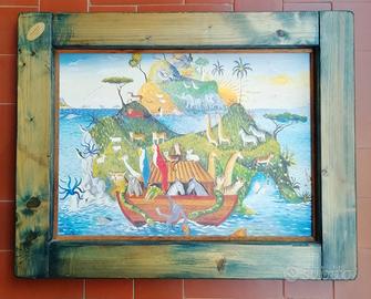 Quadro Decoupage vintage 1999