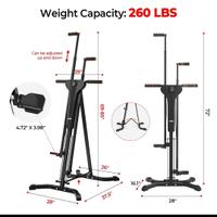 Fitness stepper trainer