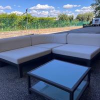 Divano in rattan per esterno
