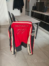 Giacca moto Spidi Leather in cordura e pelle TG. L