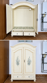 Armadio Shabby Chic stile provenzale L120 x H200cm
