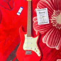 Chitarra elettrica vermilion