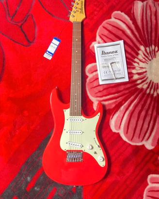 Chitarra elettrica vermilion
