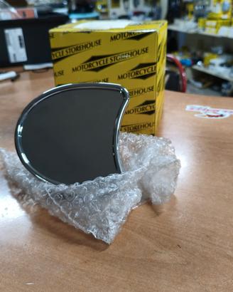 Specchietti stile Bat cromati