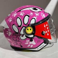 Casco LS2 OF622 Funny II Junior PAWS PINK GLOSS