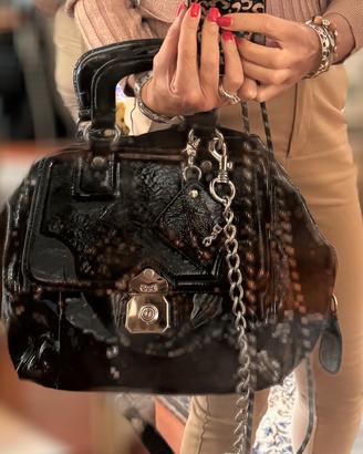 Borsa D&G modello Allyson vernice nera