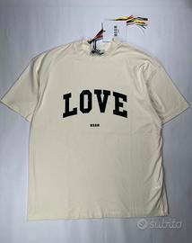 T-shirt MSGM Love Panna