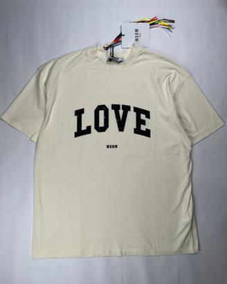 T-shirt MSGM Love Panna