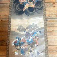 Set n.4 kakemono giapponesi periodo Edo