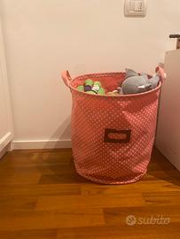 Cesta contenitore per giocattoli e peluche